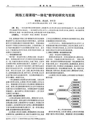 網絡技術視角下網絡工程課程‘一體化’教學的創新路徑